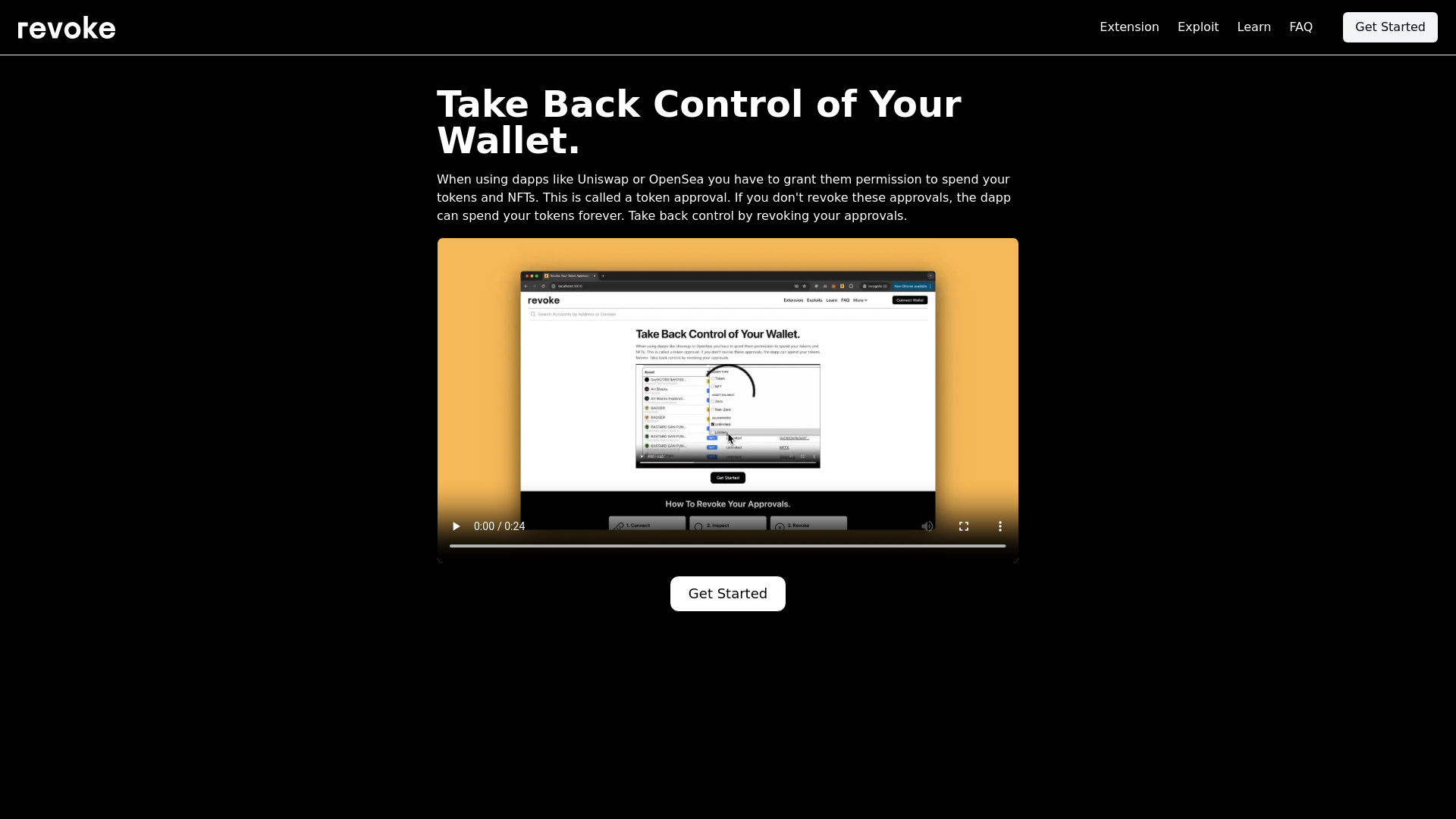 website screenshot of https://stafirevoke.pages.dev/