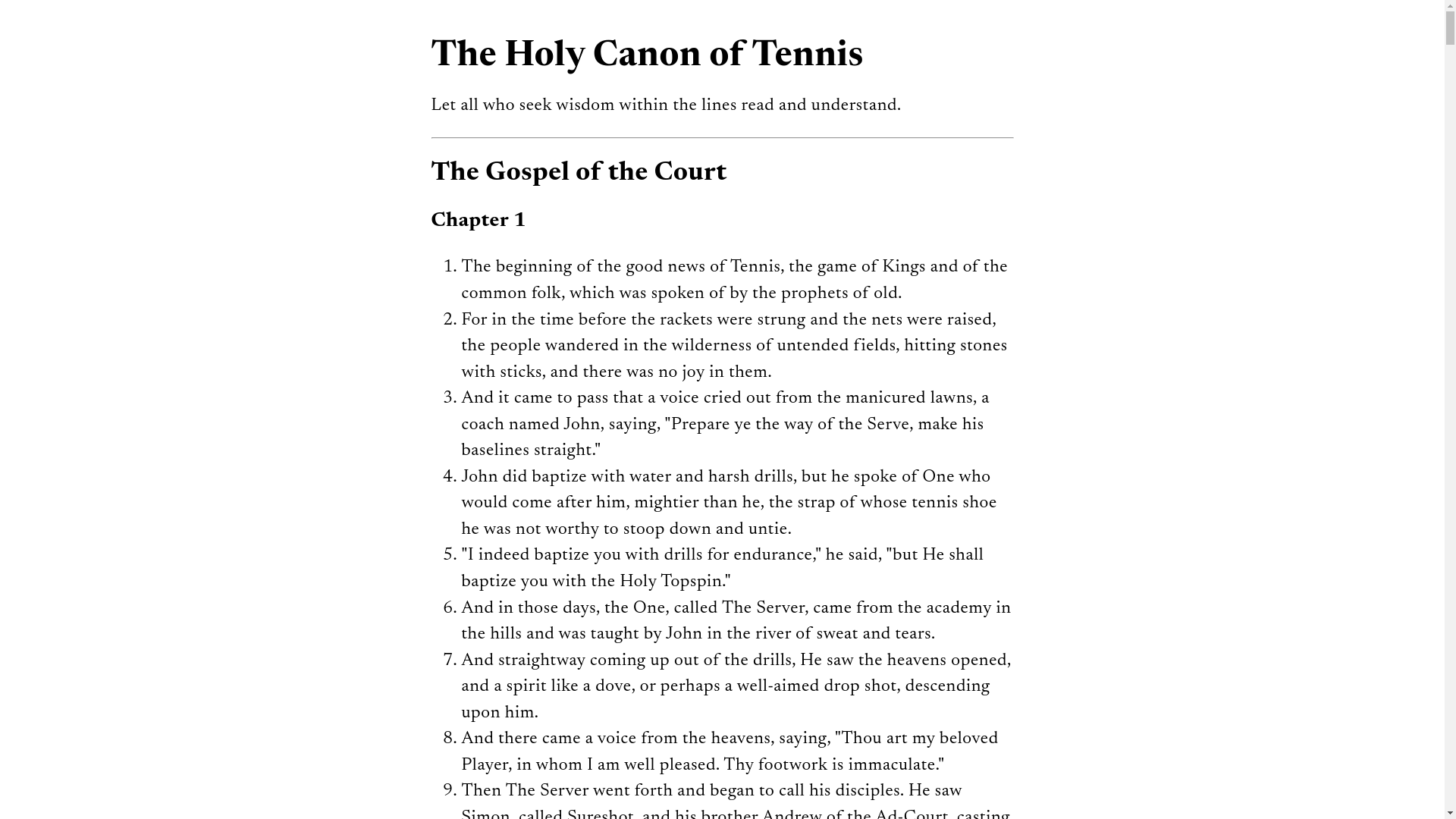 website screenshot of https://tennisgospel-com.pages.dev/