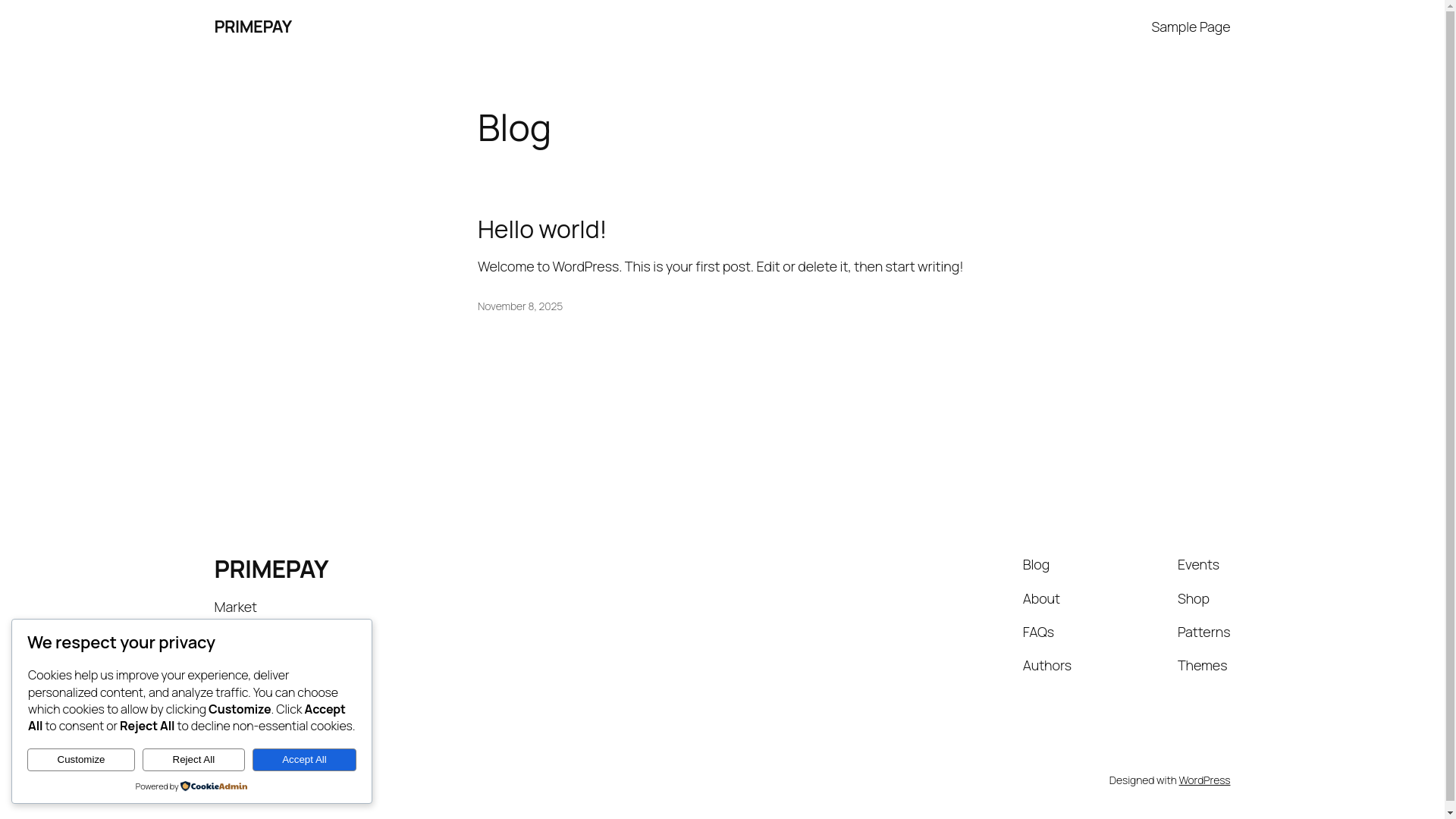 website screenshot of https://primepaymarket.com/