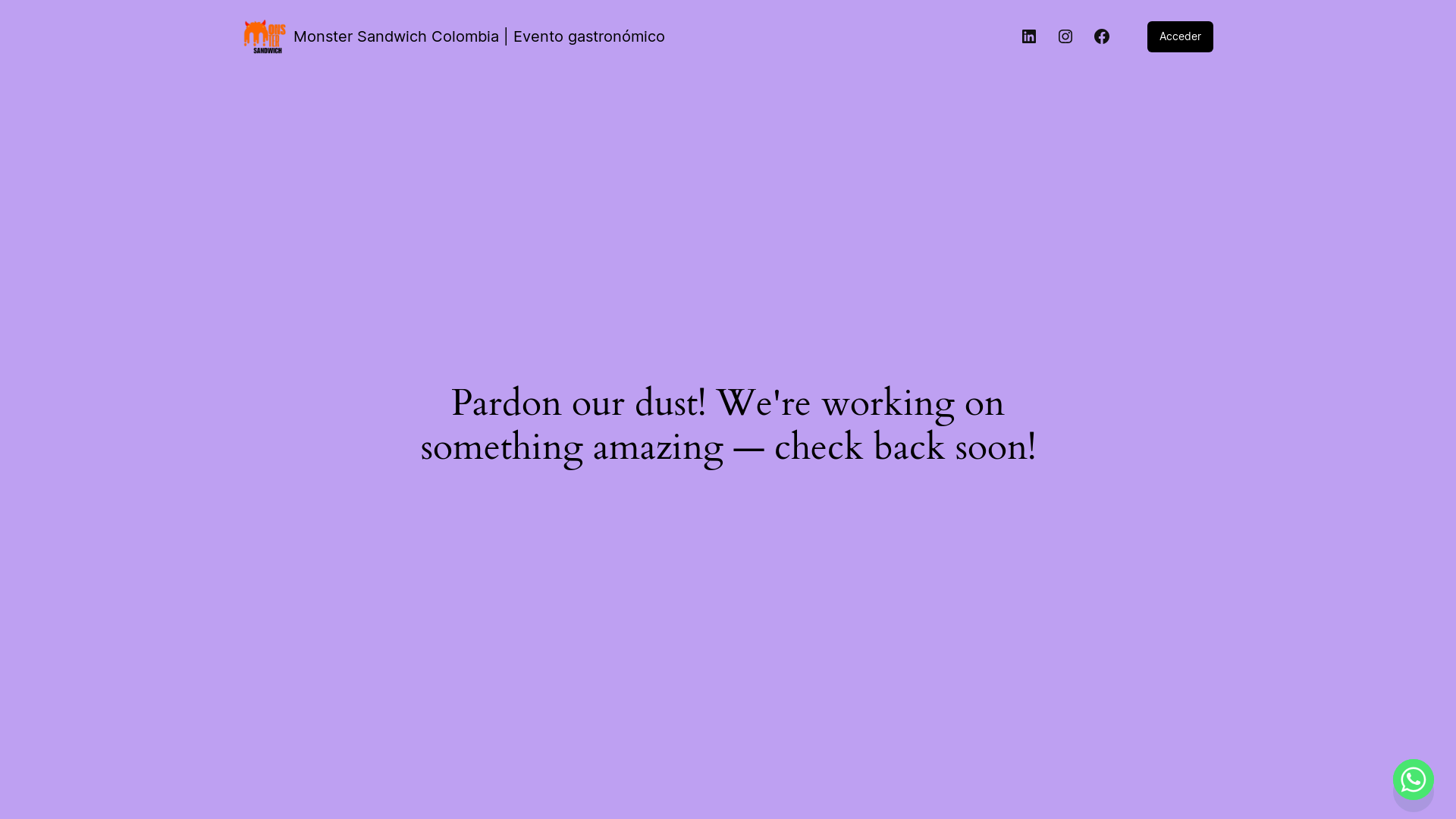 website screenshot of https://monstersandwich.com.co/