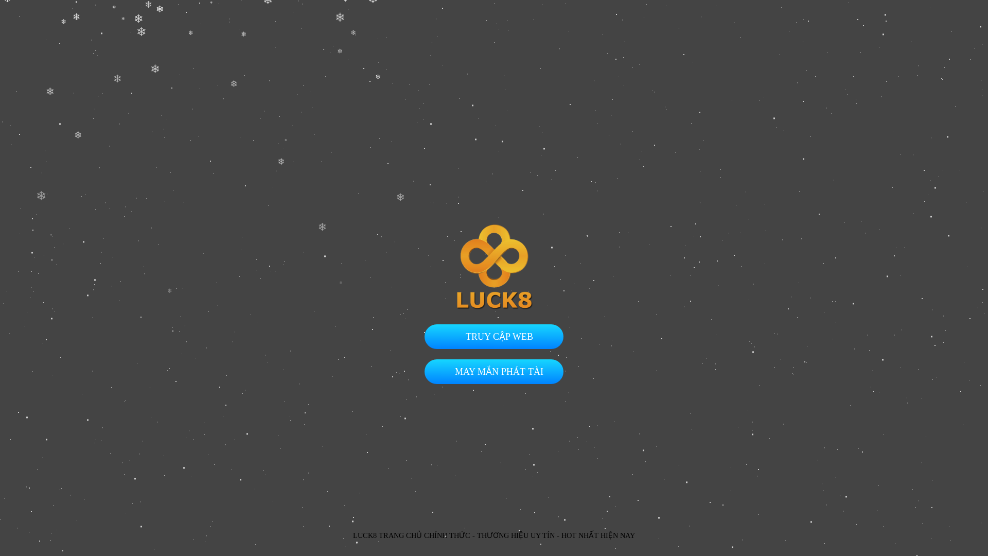 website screenshot of https://luck8.tt/