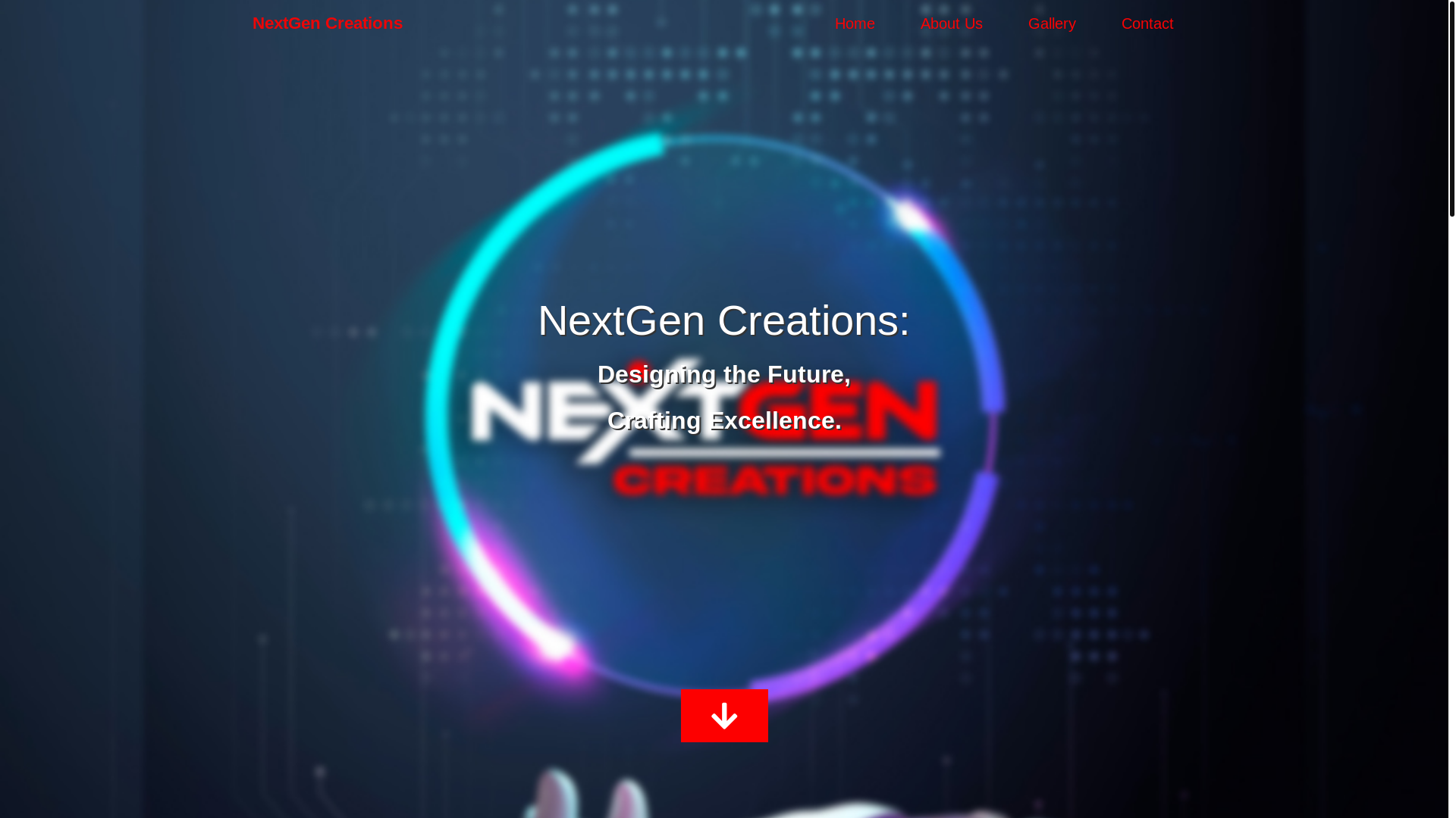 website screenshot of https://nextgencreationshub.co.za/
