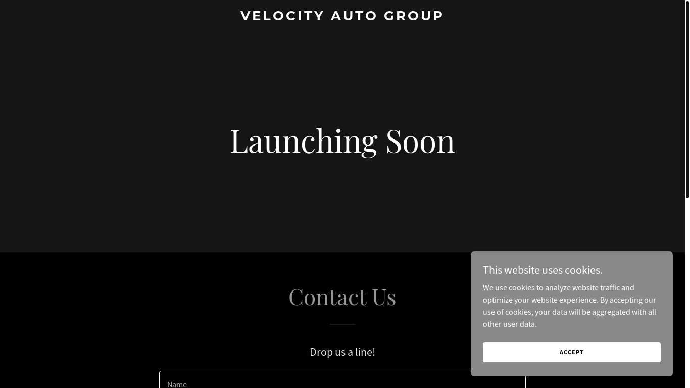 website screenshot of https://velocity-autogroup.net/