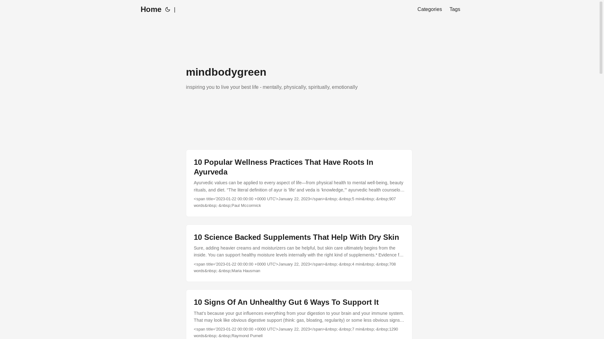 website screenshot of https://mindbodygreen25.pages.dev/