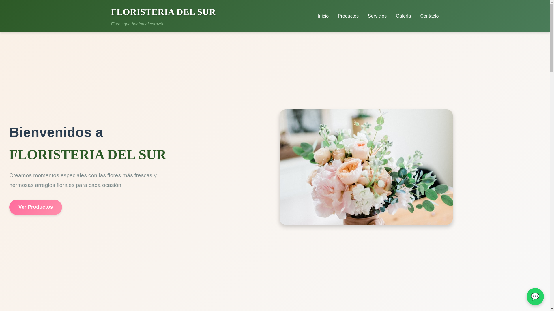 website screenshot of https://floristeriadelsur.fun/