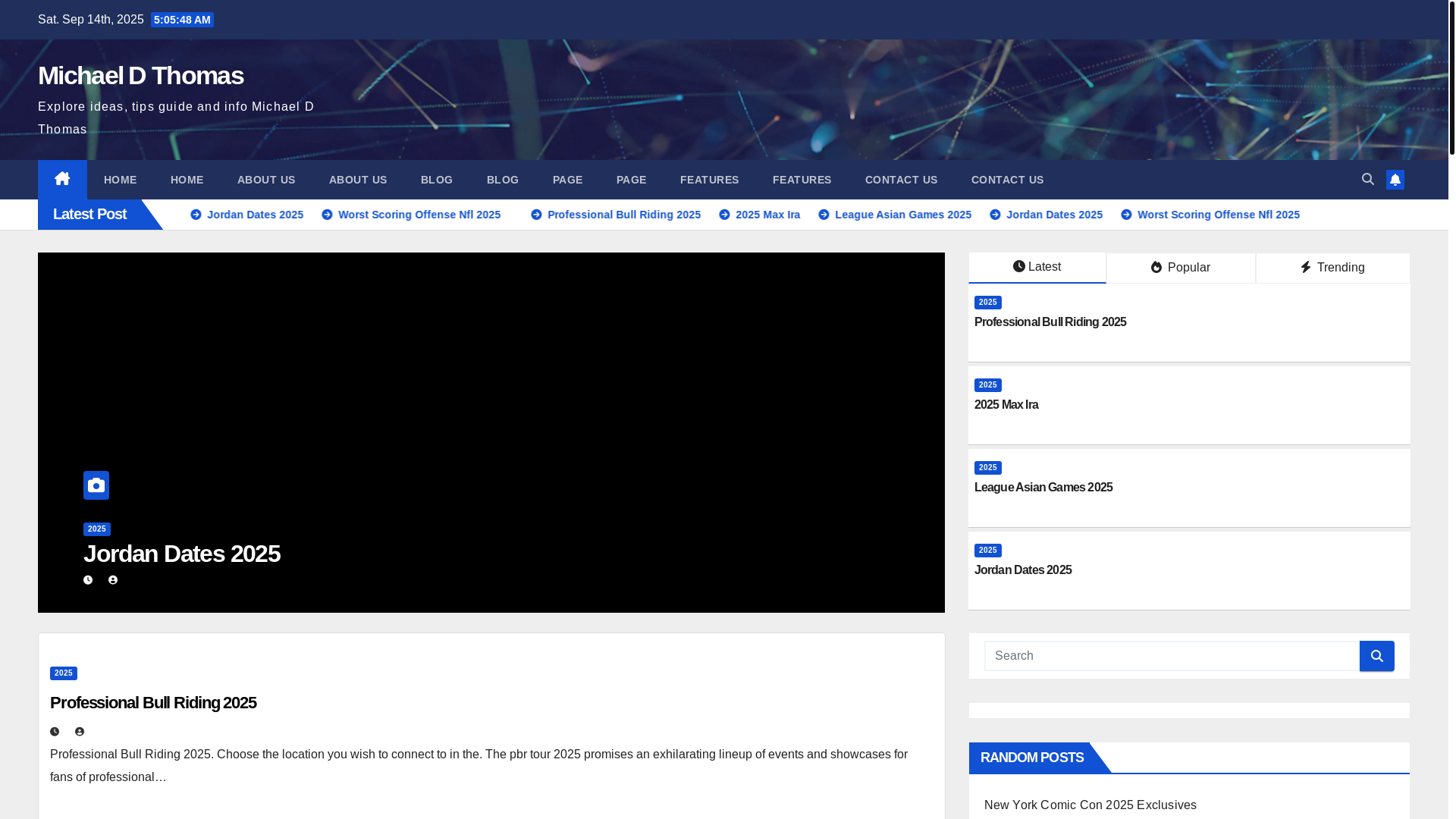 website screenshot of https://michaeldthomasd.pages.dev/