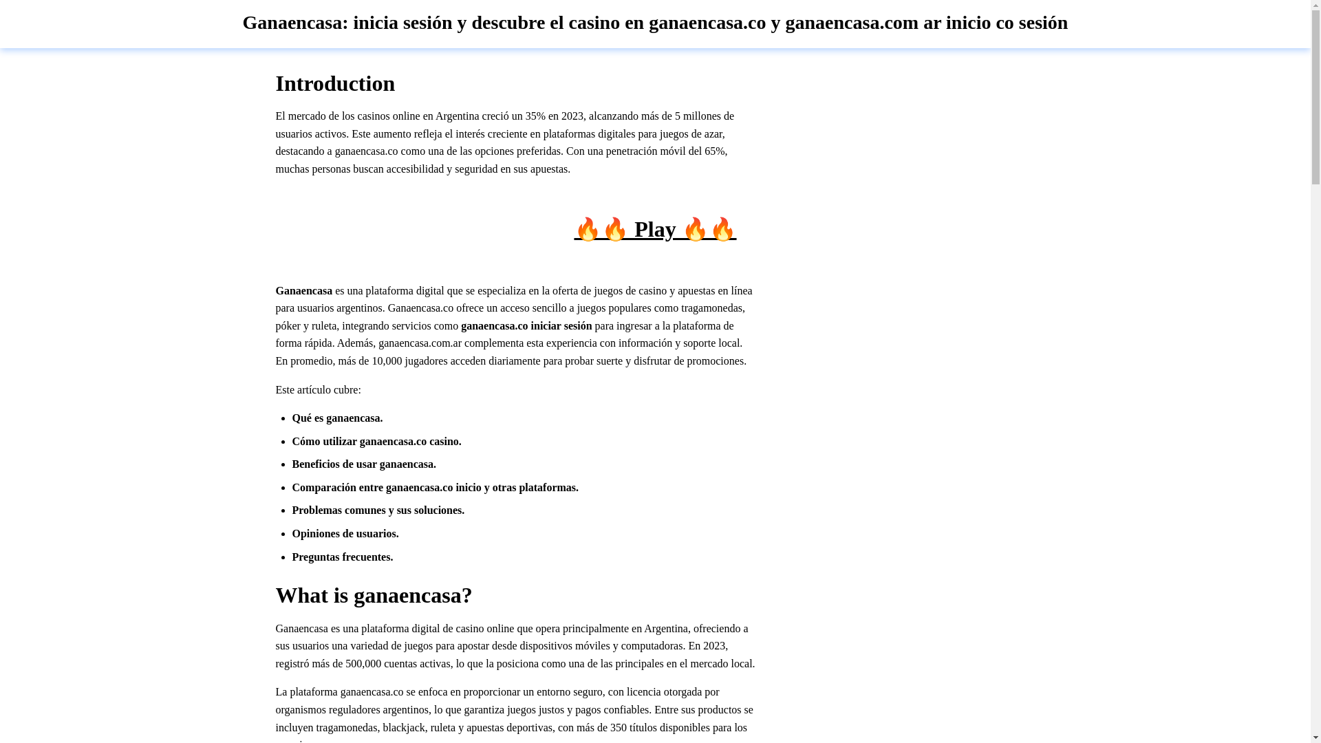 website screenshot of https://ganaencasa-ar.es/