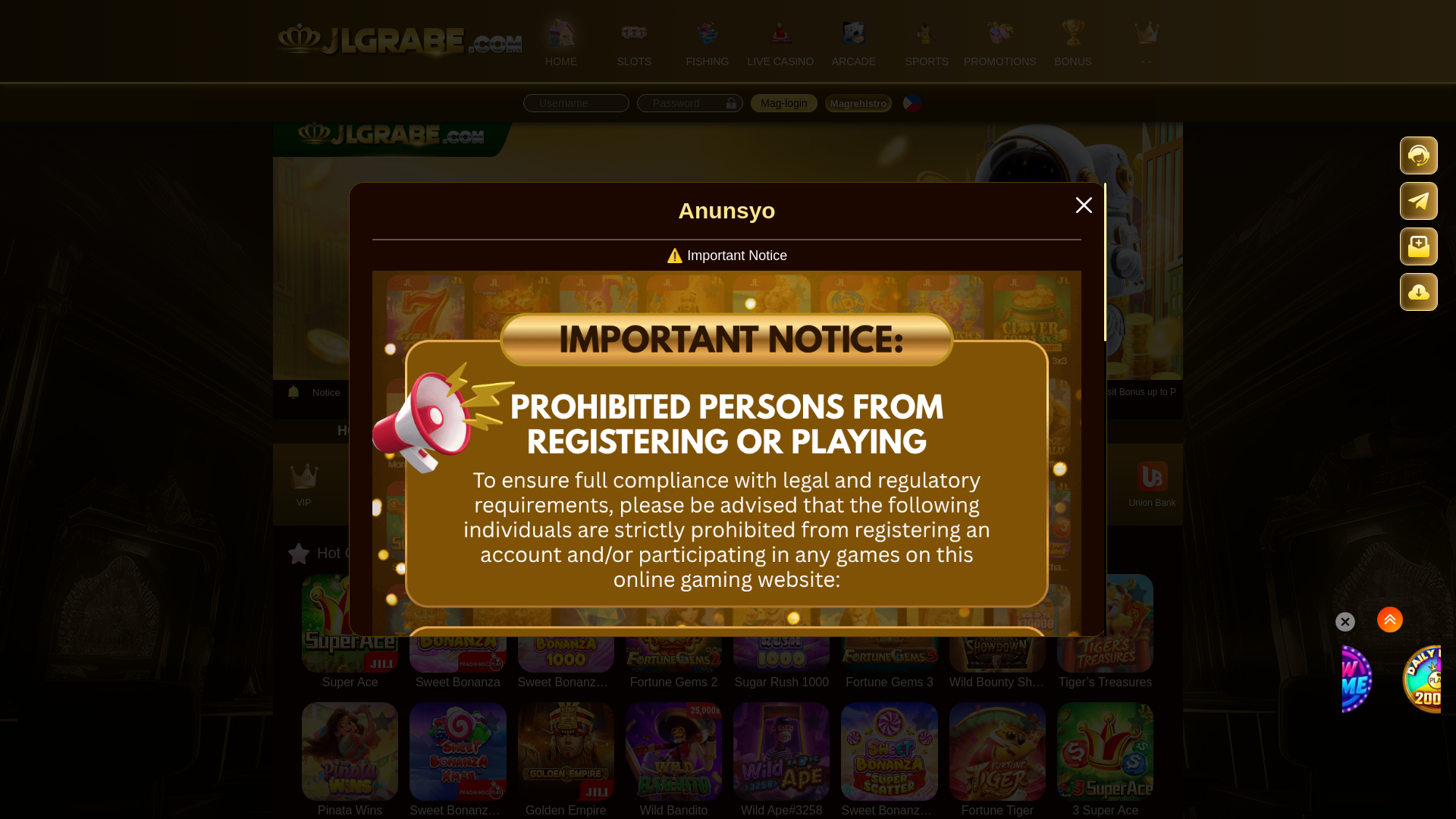 website screenshot of https://4jlgrabe.cc/