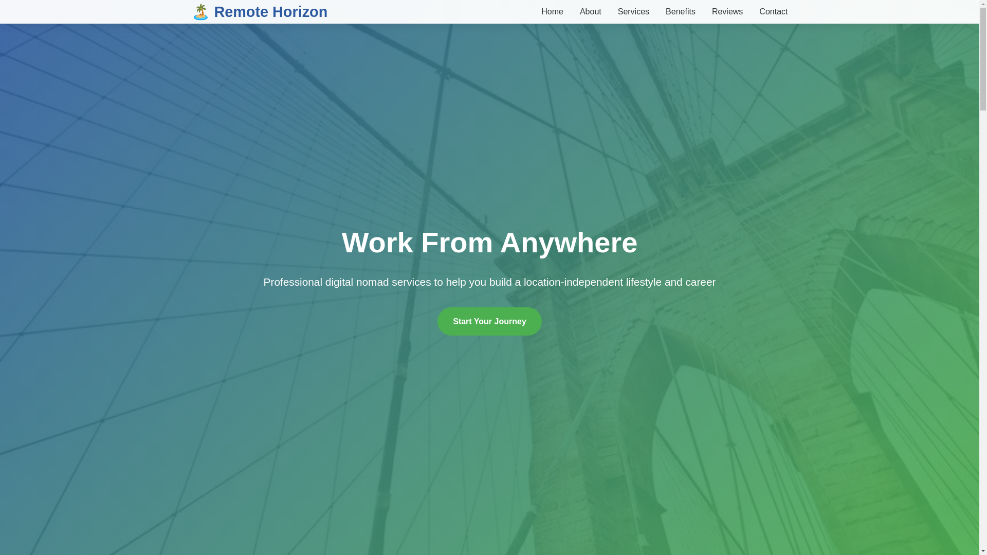 website screenshot of https://remotehorizon.click/