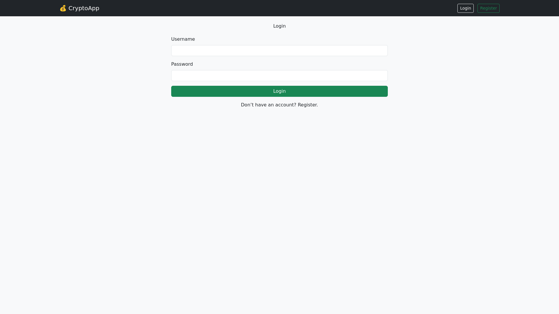 website screenshot of https://crypto-space-931o0.sevalla.app