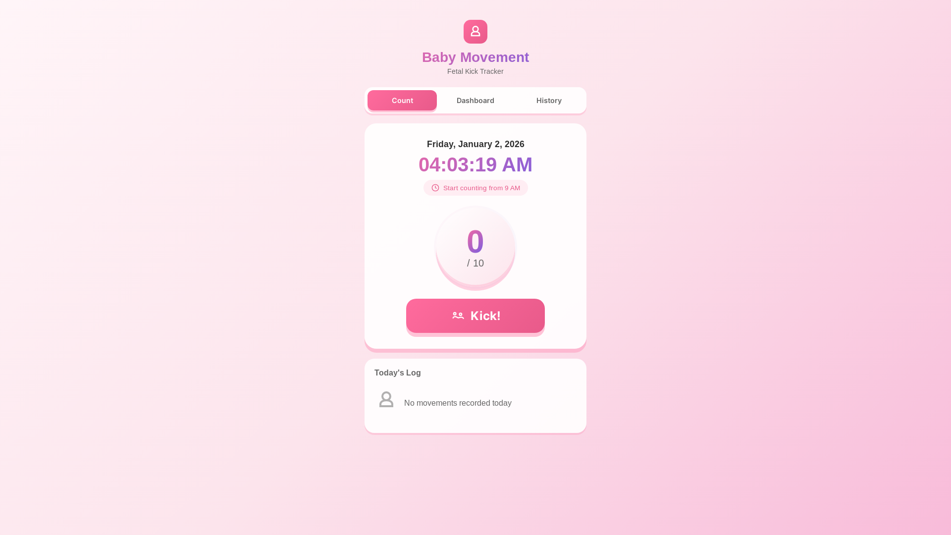 website screenshot of https://baby-movement-tracker.pages.dev/