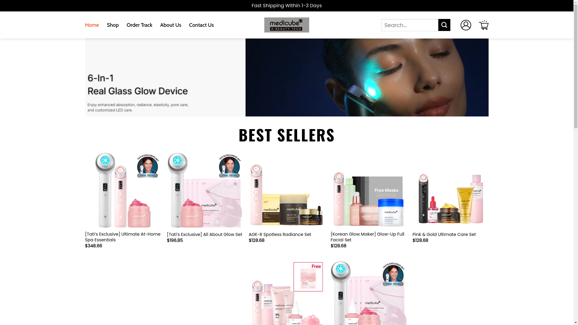 website screenshot of https://topmedicube.shop/