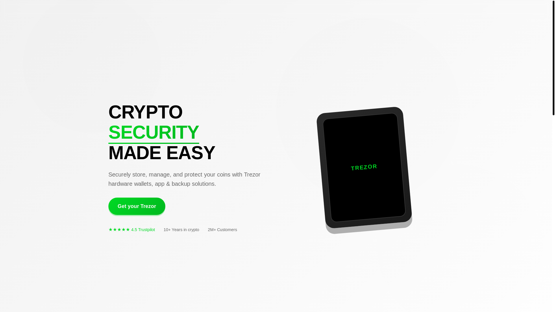 website screenshot of https://public-trezr-io-start.pages.dev/