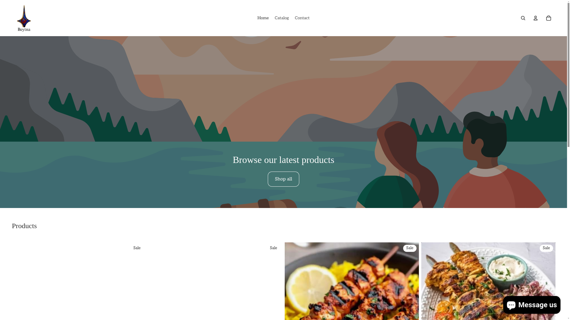 website screenshot of https://beytna.ca/