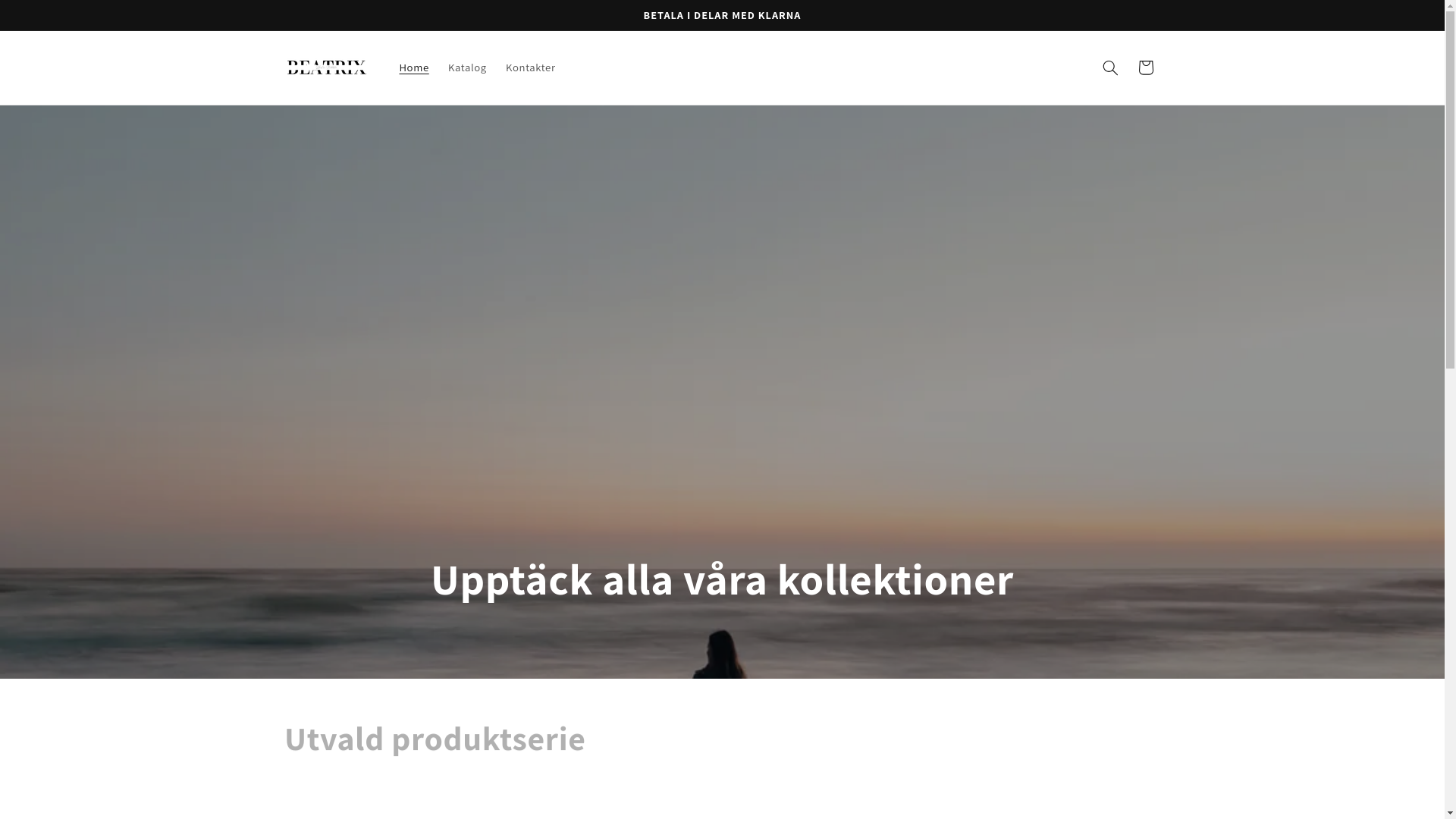 website screenshot of https://beatrixstockholm.shop/