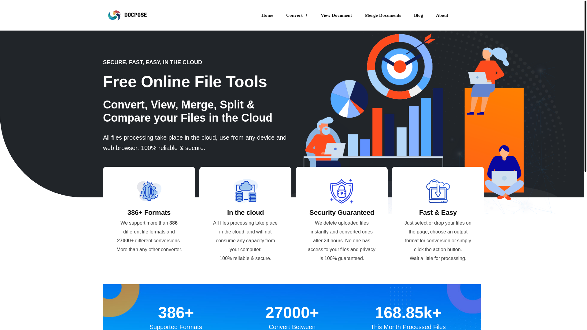 website screenshot of https://docpose.com/