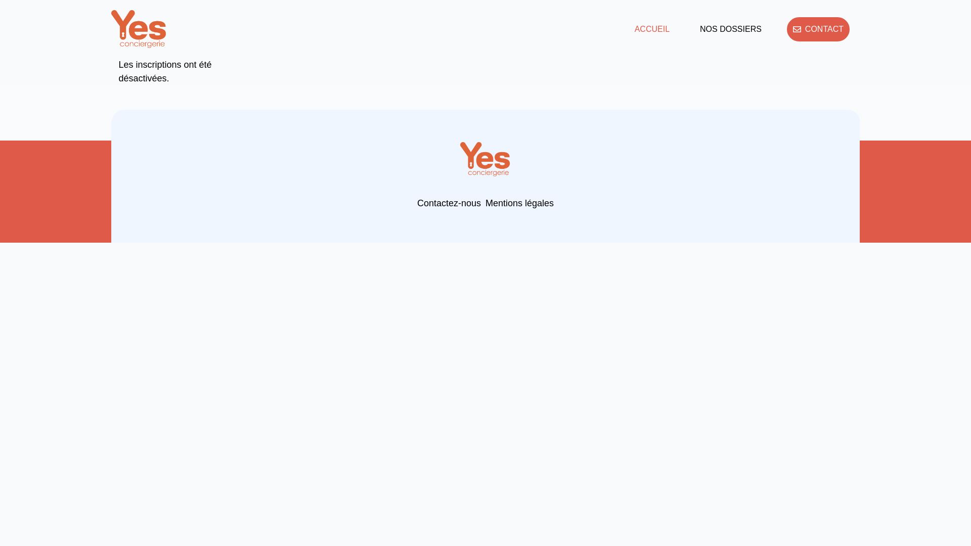 website screenshot of https://yesconciergerie-sablesdolonne.fr/