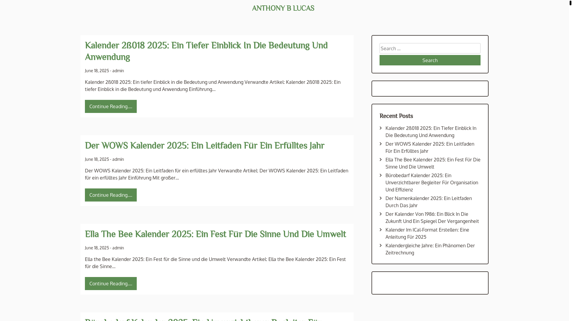 website screenshot of https://anthonyblucass.pages.dev/
