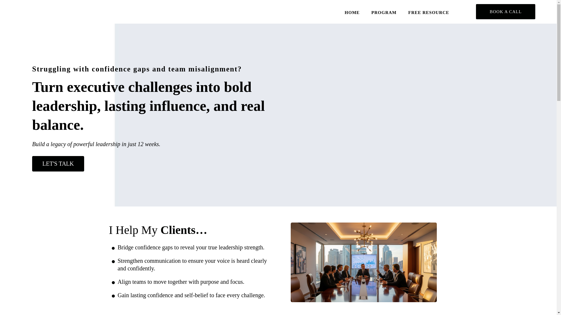 website screenshot of https://coachjvg.com/