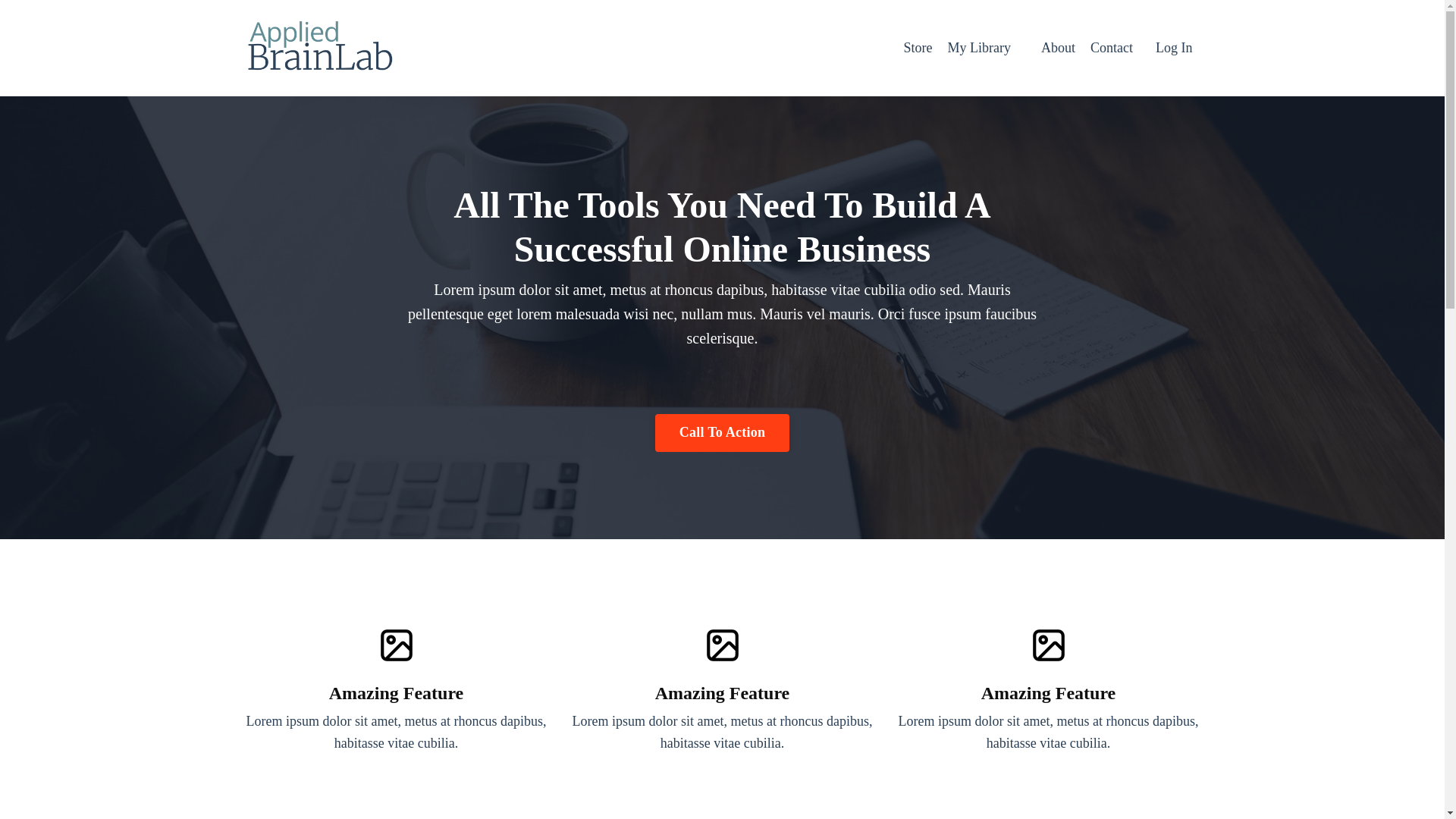website screenshot of https://appliedbrainlab.com/