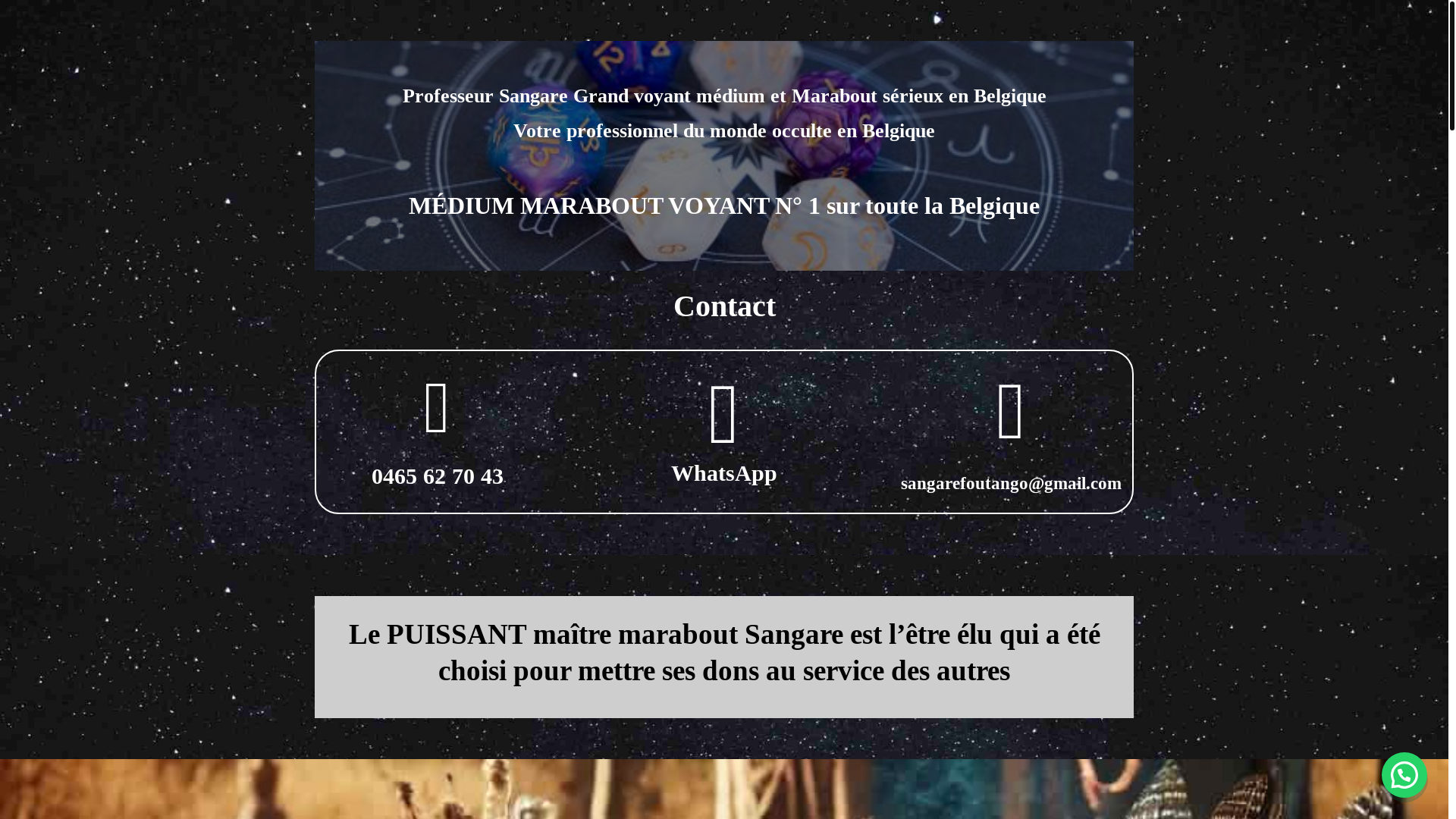 website screenshot of https://marabout-voyant-sangare.eu/