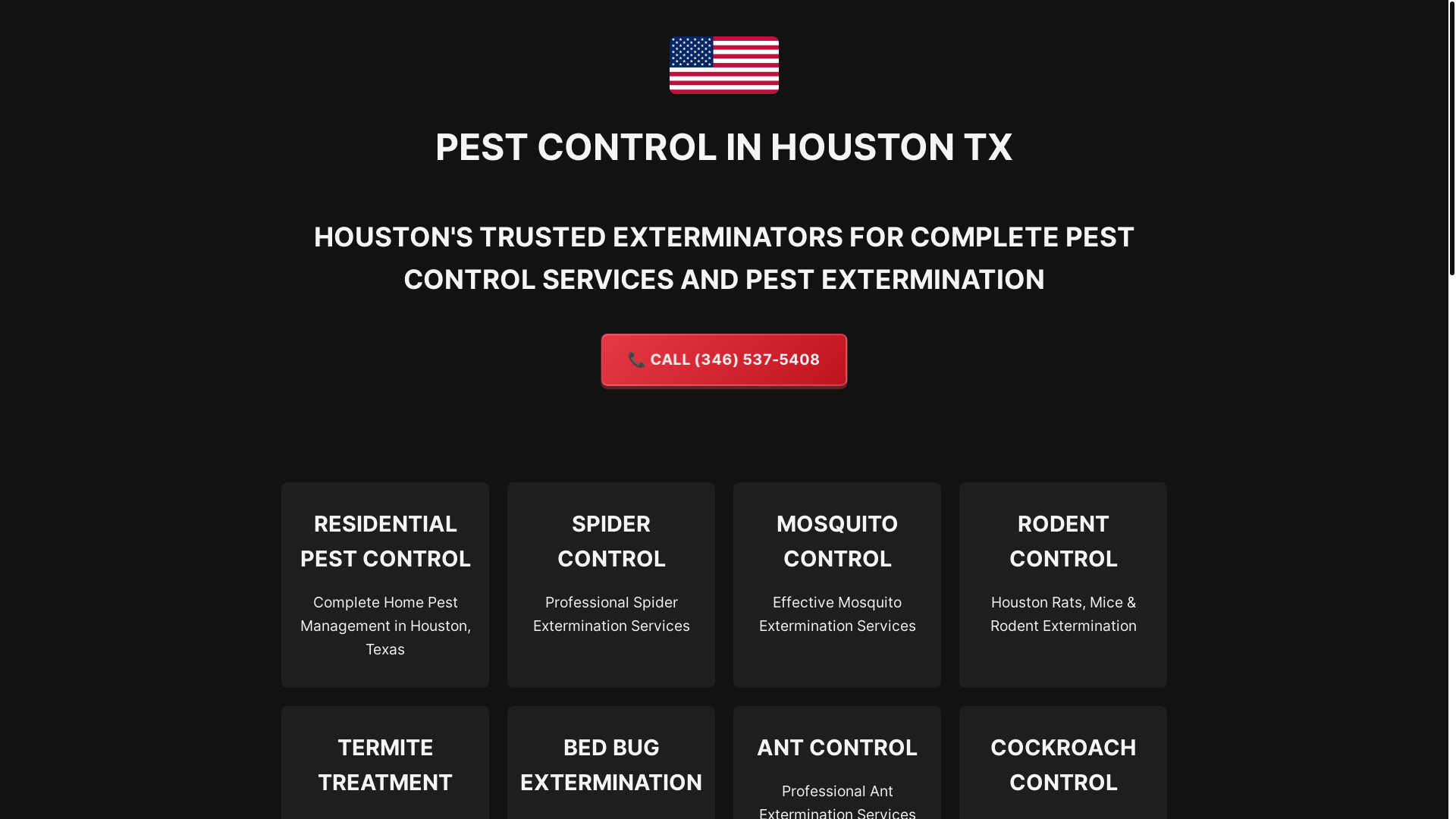 website screenshot of https://pestcontrolinhoustontx.pages.dev/