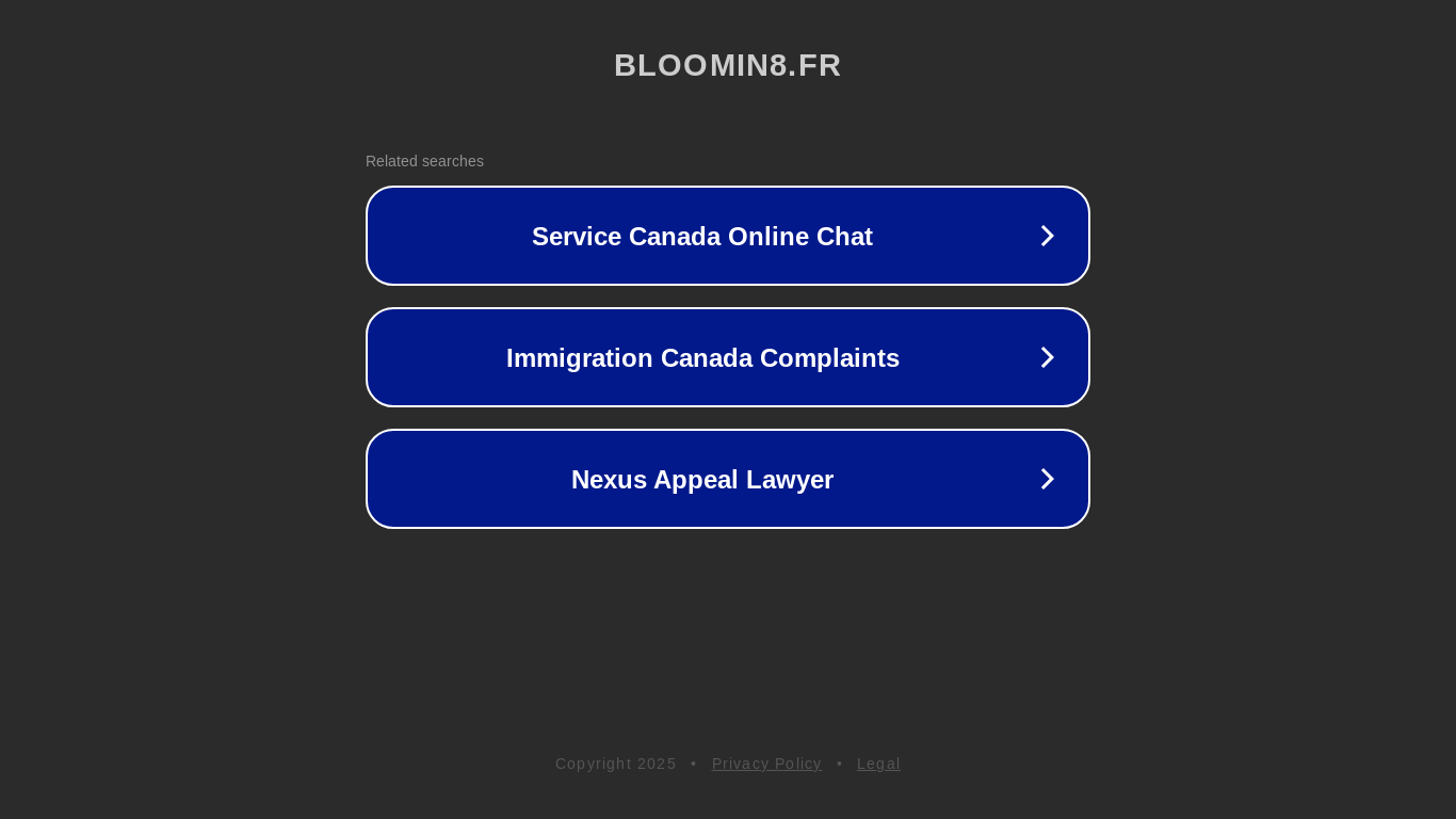 website screenshot of https://bloomin8.fr/