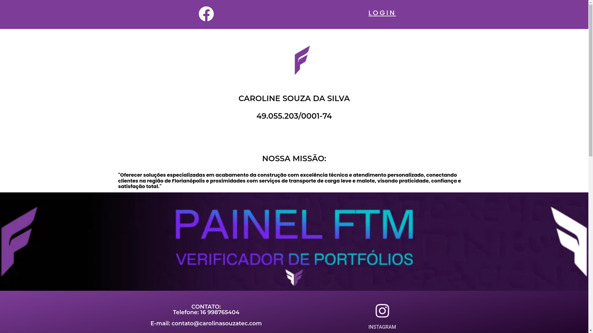 website screenshot of https://carolinasouzatec.com/