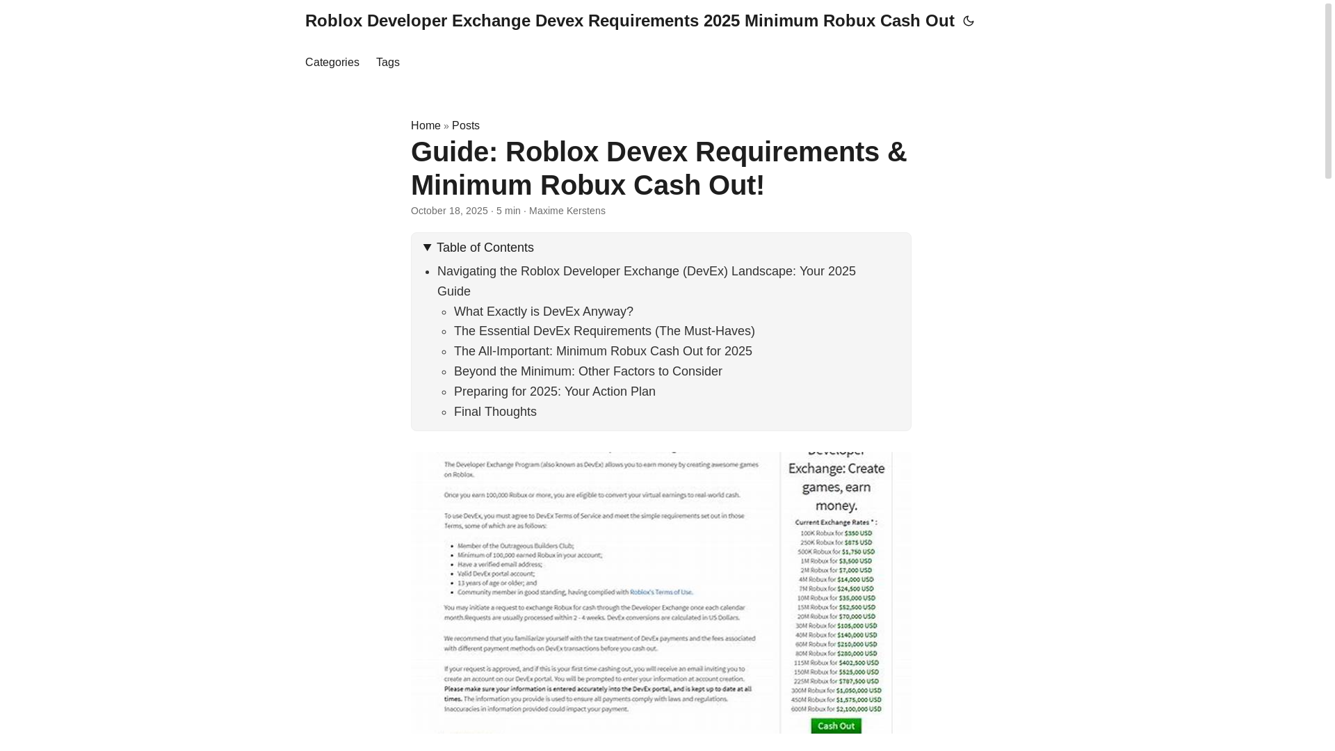 website screenshot of https://roblox-developer-exchange-devex-requirements-2025-minimu.pages.dev/