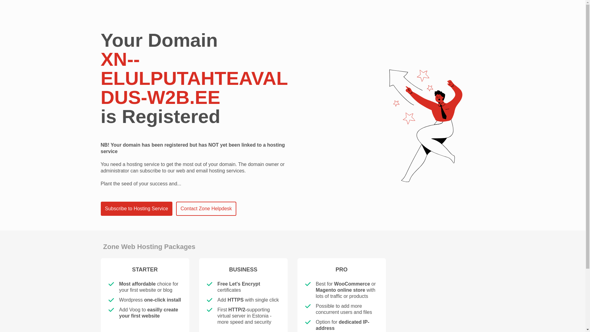 website screenshot of https://xn--elulputahteavaldus-w2b.ee/