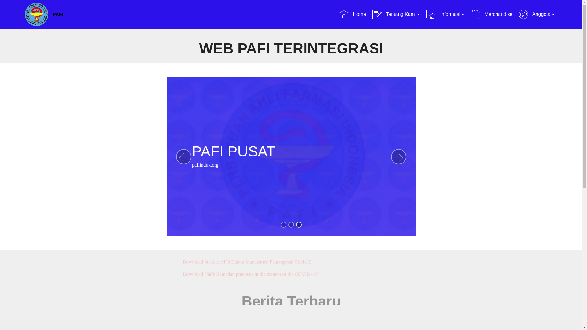 website screenshot of https://pafi-gedangsari-org.pages.dev/