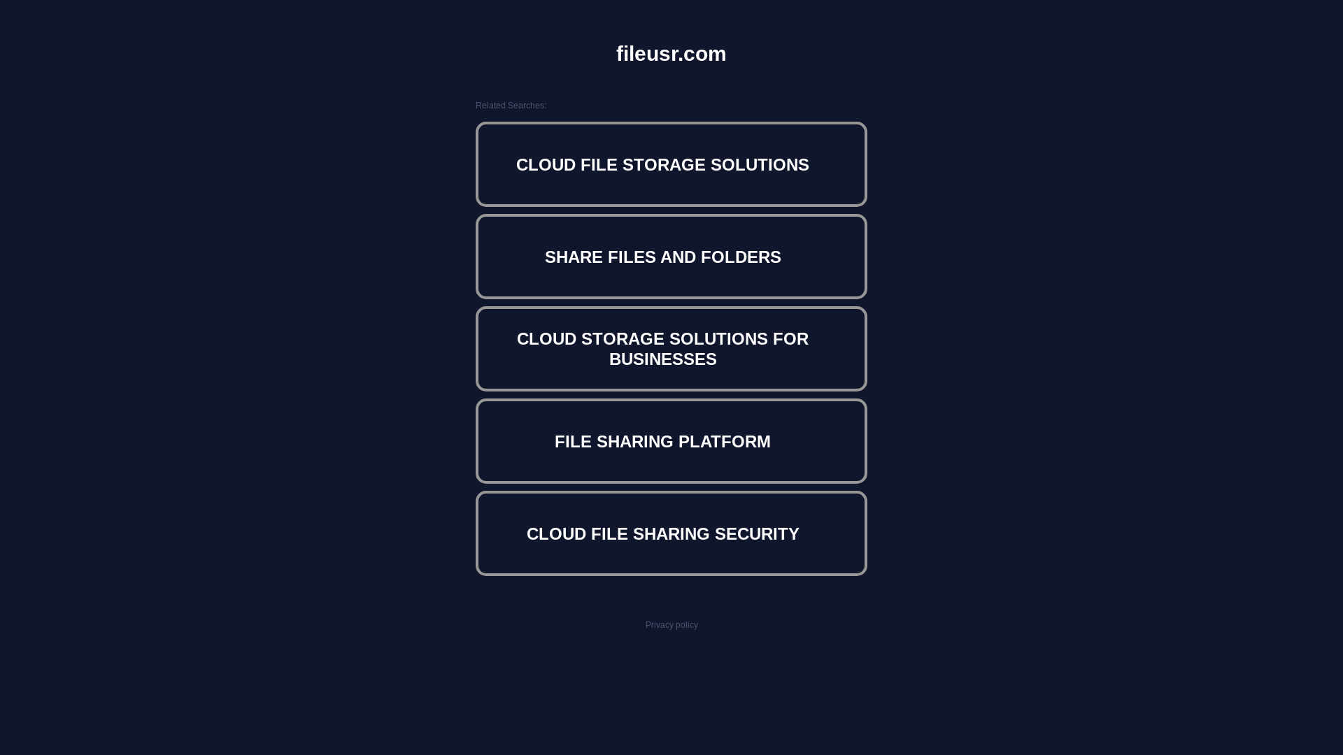 website screenshot of https://ww1.fileusr.com/