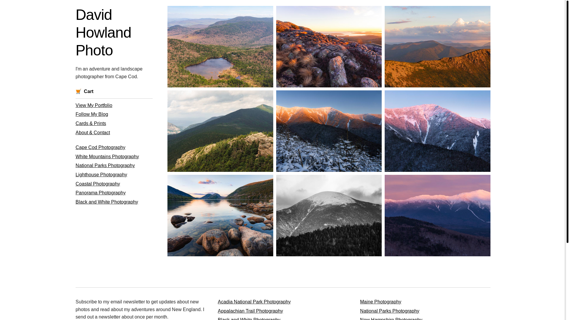 website screenshot of https://davidhowlandphoto-com.pages.dev/