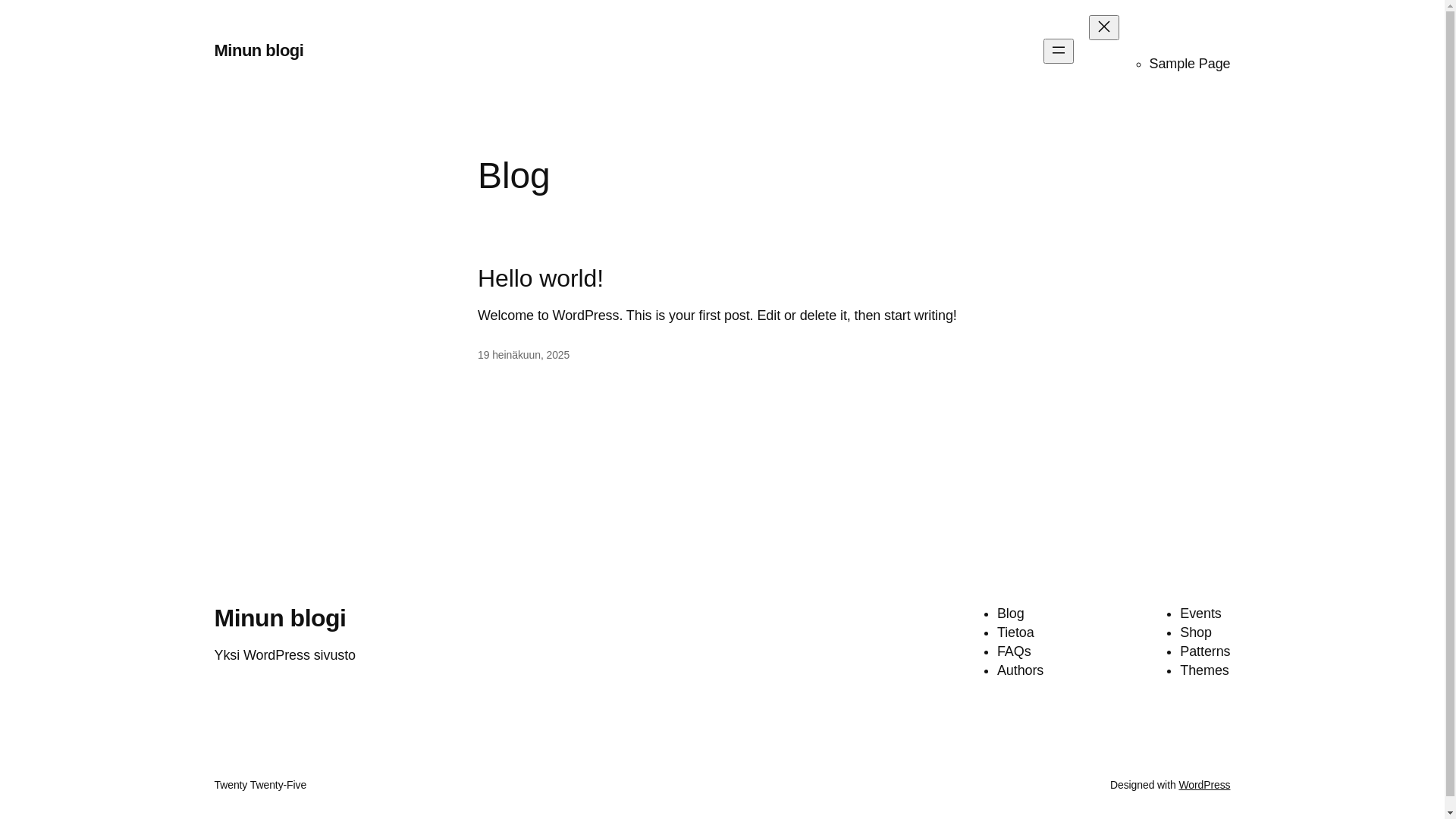website screenshot of https://polvelanportti.fi/