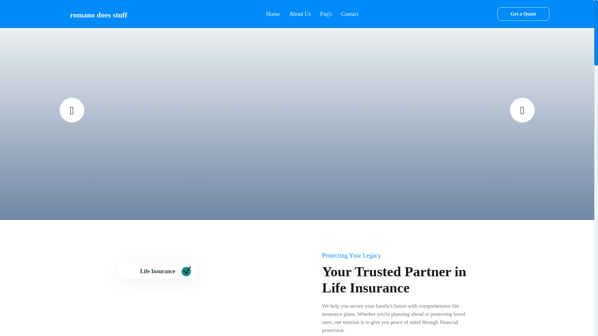 website screenshot of https://romanodoesstuff.pages.dev/