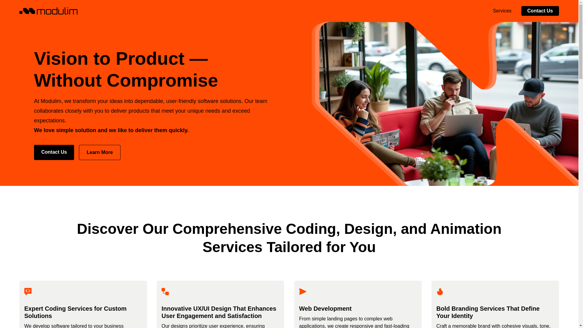 website screenshot of https://modulim-website-51k.pages.dev/