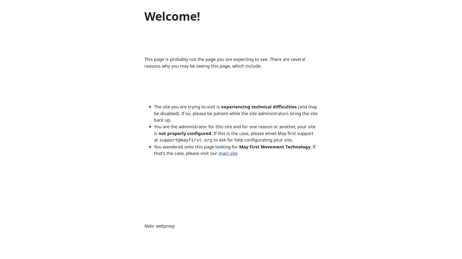 website screenshot of https://yaalert.org/