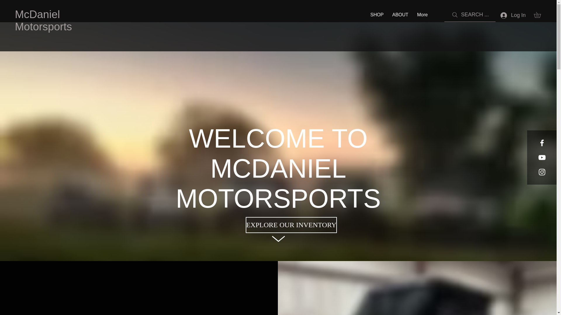 website screenshot of https://mcdaniel-motorsports.com/