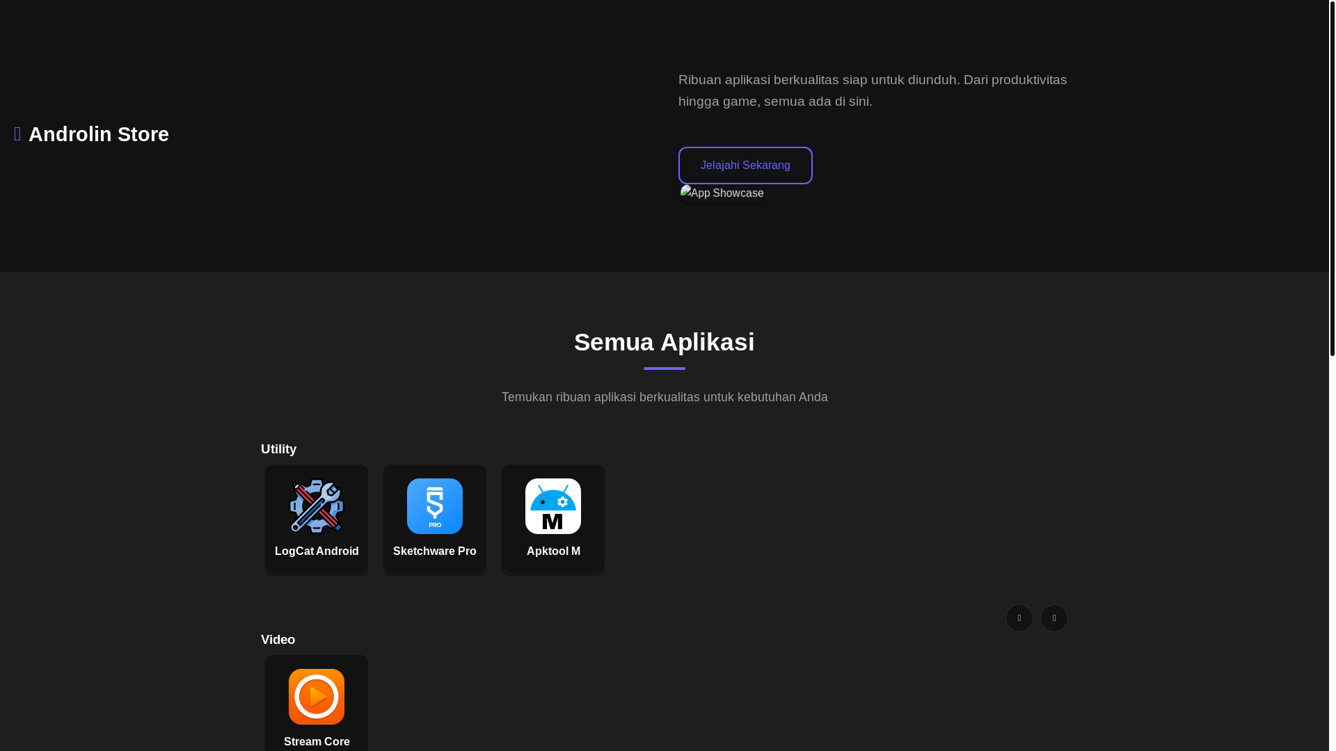 website screenshot of https://androlin.pages.dev/