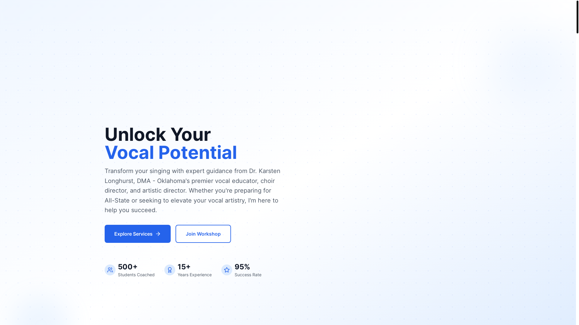 website screenshot of https://karstenlonghurst.com/