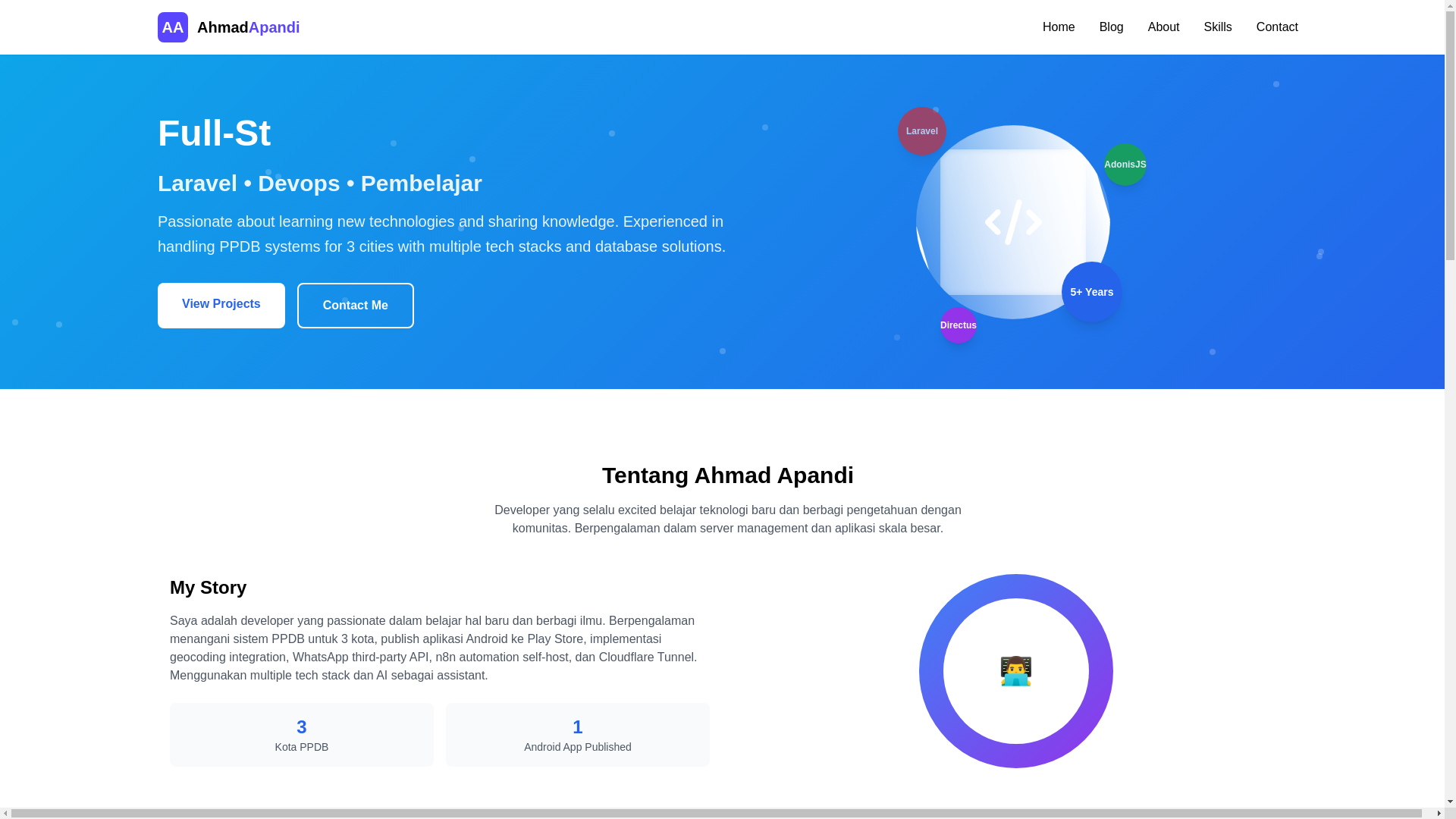 website screenshot of https://apandi02.com/