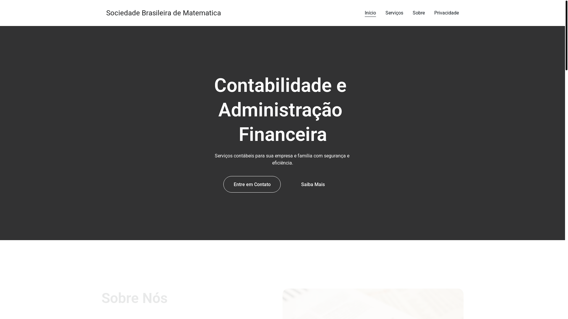 website screenshot of https://sociedadebrasileiradematematica.shop/