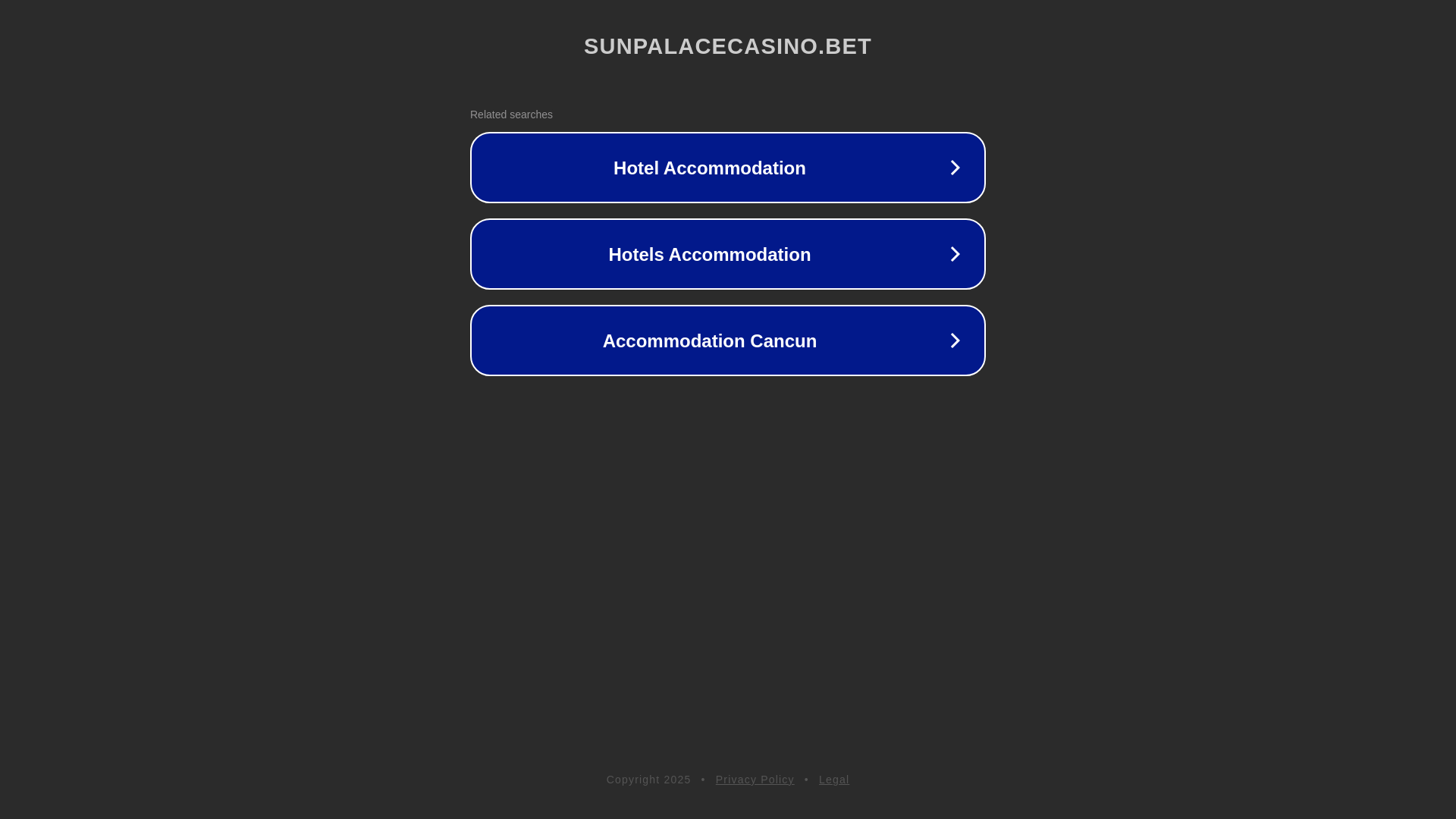 website screenshot of https://sunpalacecasino.bet/