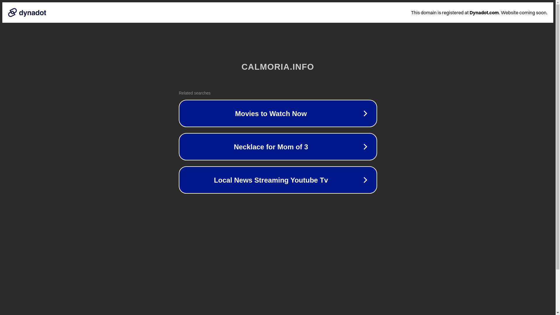 website screenshot of https://calmoria.info/
