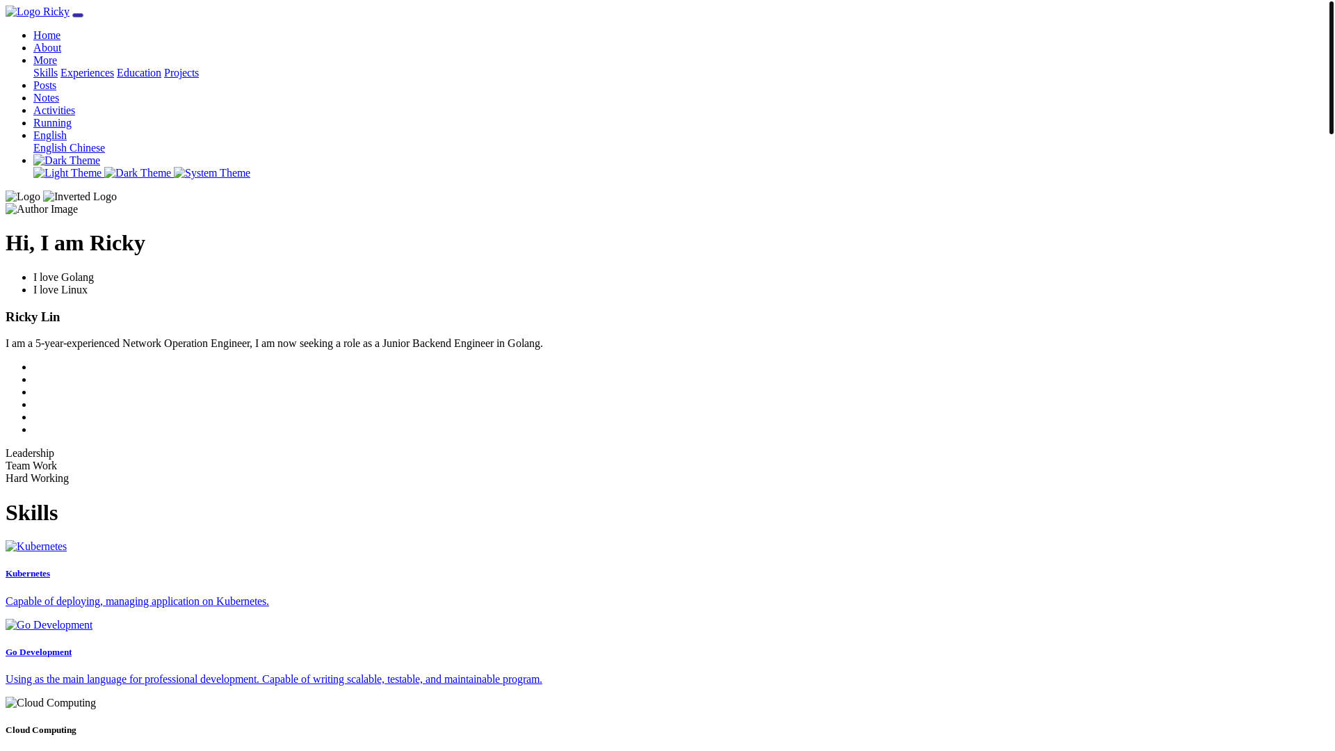website screenshot of https://linzeyan.pages.dev/