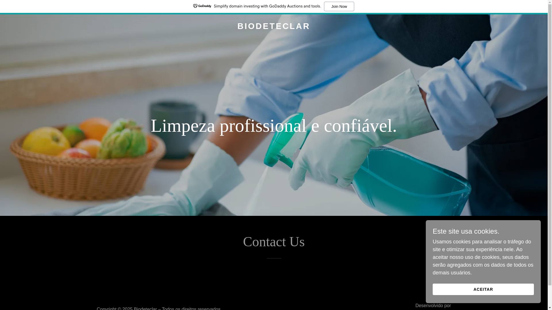 website screenshot of https://biodeteclar.site/