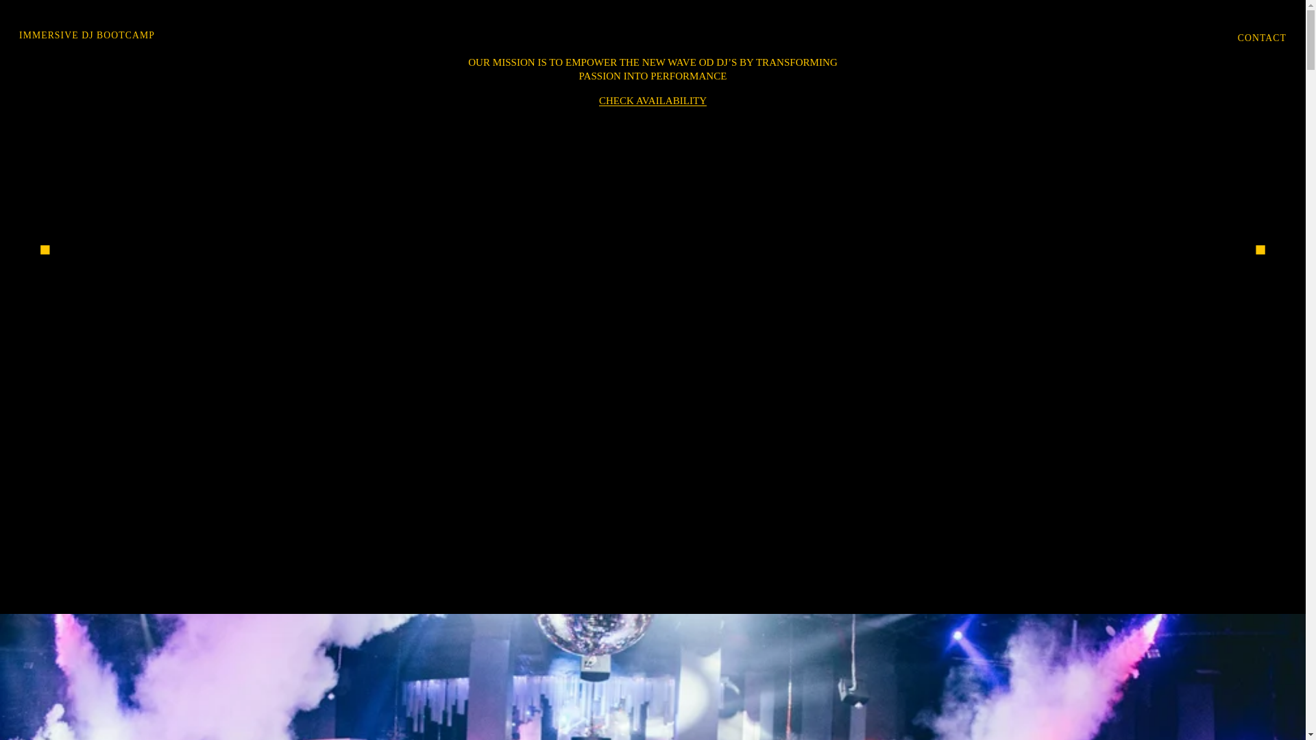 website screenshot of https://djbootcamp.co.uk/