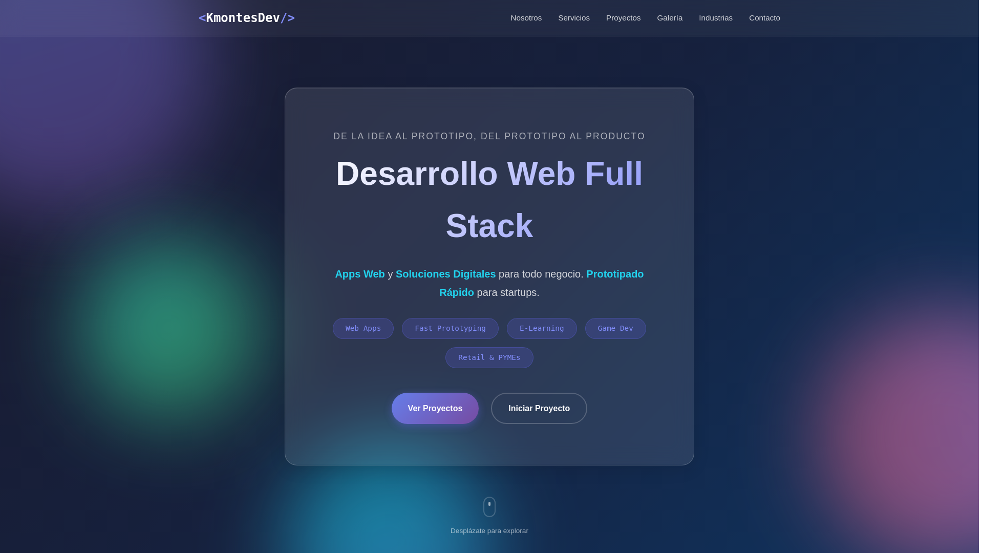 website screenshot of https://kmontesdev.co/