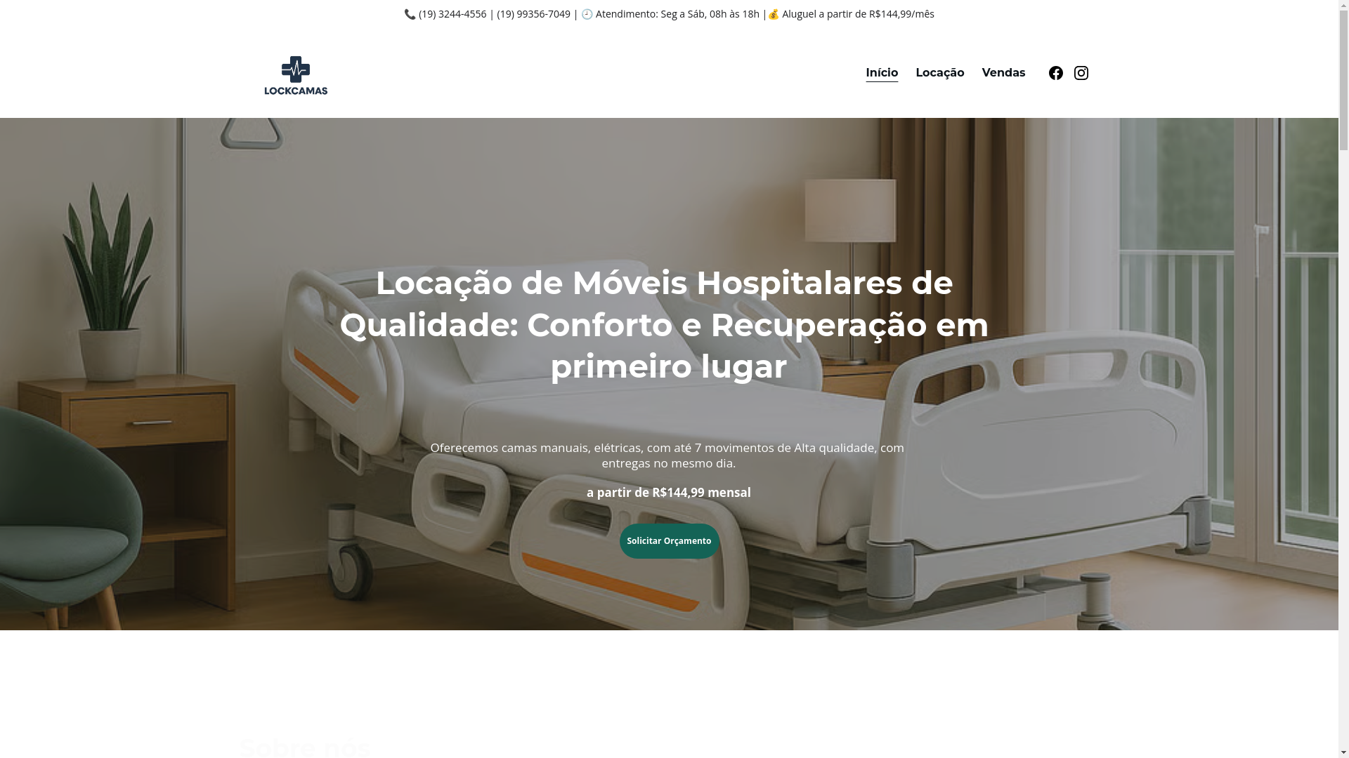 website screenshot of https://lockcamas.com/