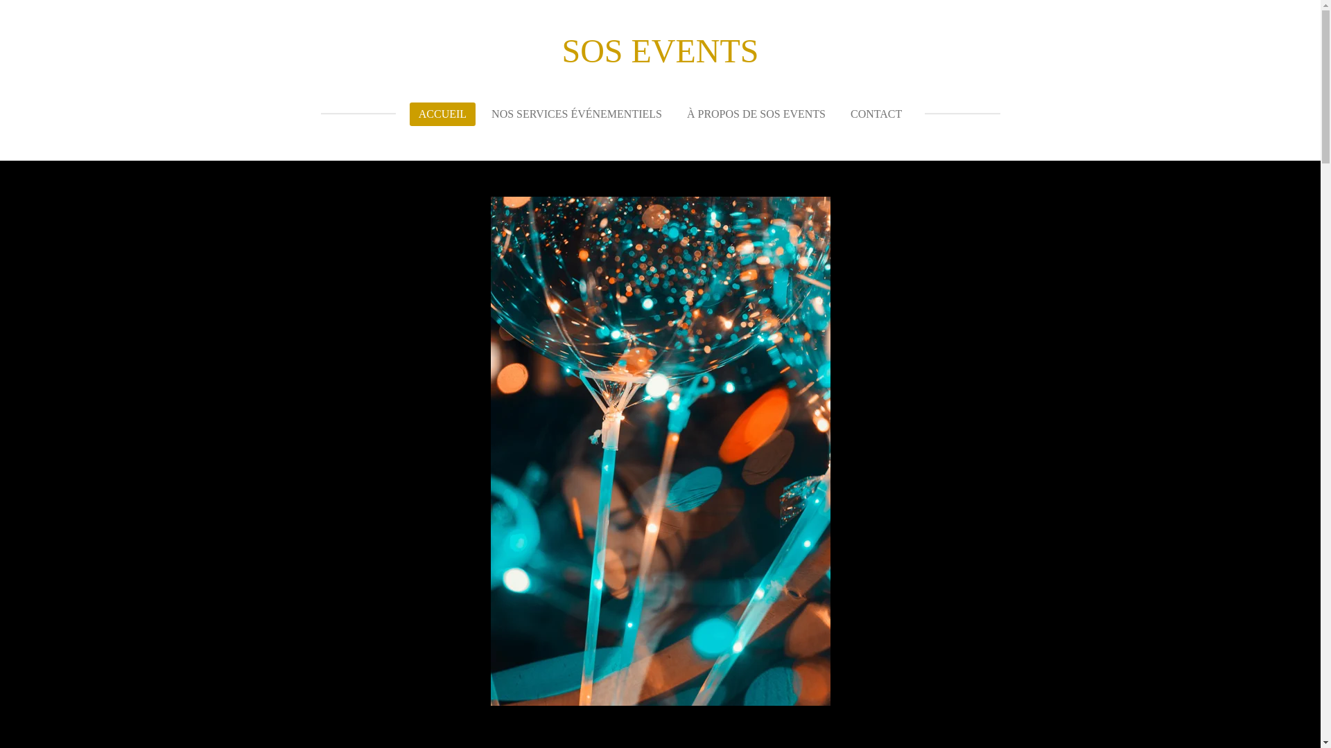 website screenshot of https://sosevents.fr/